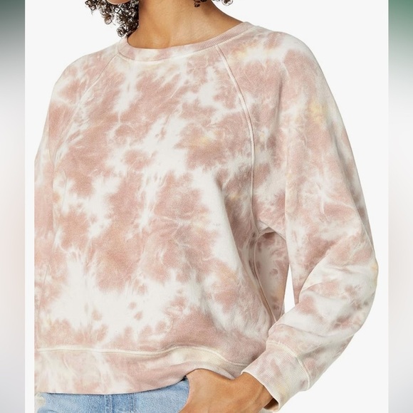 The Drop Women's Caroline Raglan Long-Sleeve Fleece Sweatshirt NWT Size XXS - Picture 3 of 11